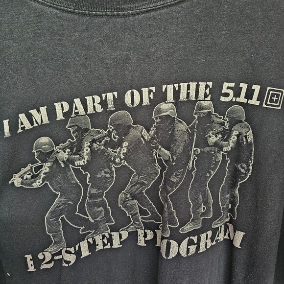 5.11 Tactical Charcoal Graphic Tee - Picture 2 of 4
